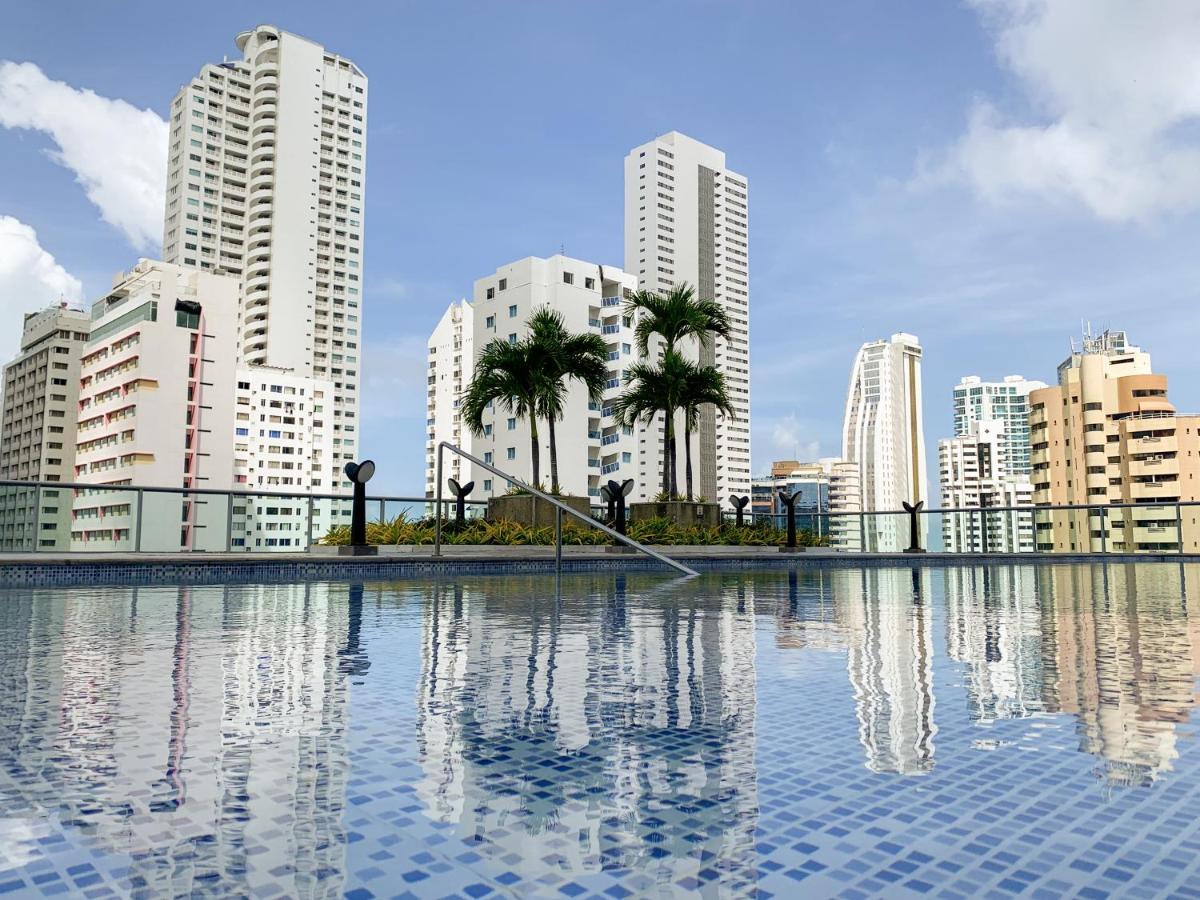 Oceanview Escape Pool, Jacuzzi & Gym In Bocagrande Apartment Cartagena Luaran gambar
